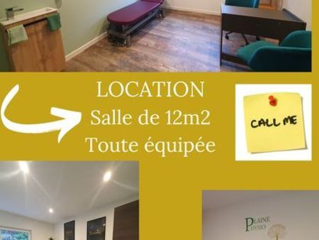 location salle dans cabinet paramedical neuf