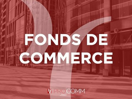 fonds de commerce 55 m²