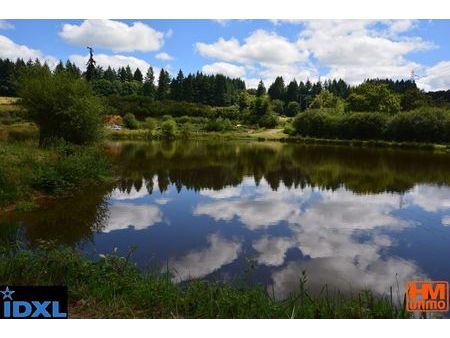 etang sur beau terrain de 29 180 m²