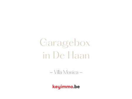 garage te koop in de haan