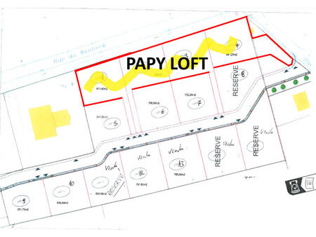 terrain pour papy lofts