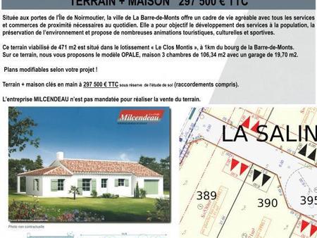 vente maison à beaulieu-sous-la-roche (85190) : à vendre / 106m² beaulieu-sous-la-roche