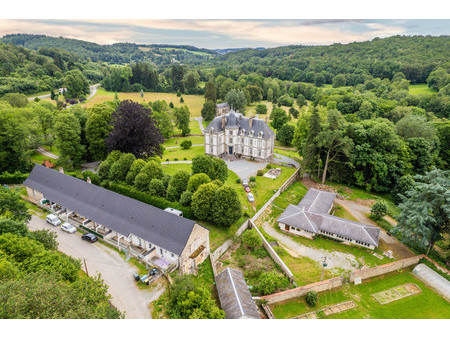 château avec chapelle  pavillon de 4 chambres et longère de 8 appartements  garage  atelie