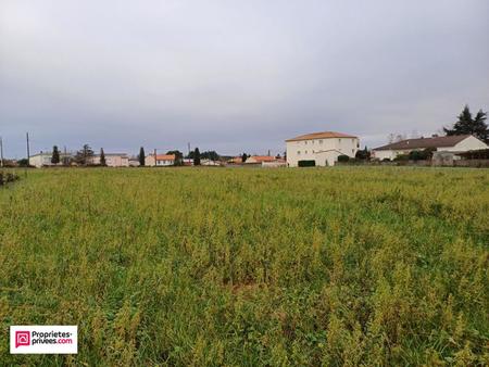 niort - terrain constructible 1440 m2