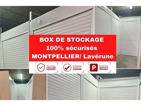 box à louer / garde meuble à lavérune - montpellier 1 5m²