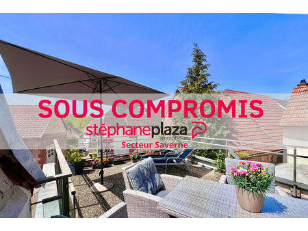 duplex t3 en attique  terrasse xxl - dossenheim sur zinsel