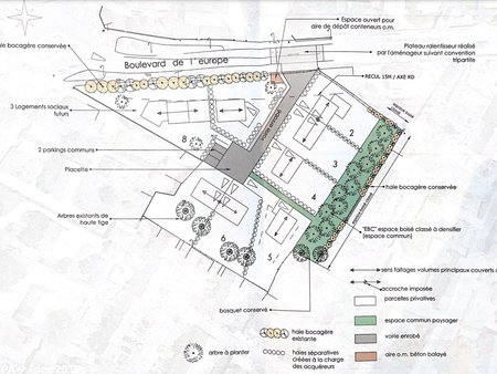 a vendre la turballe ! terrain 450 m2  viabilisé  libre constructeurs