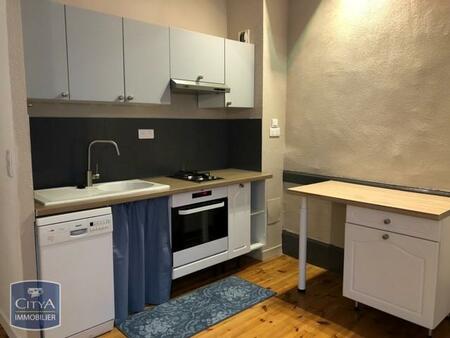 location appartement riom (63200) 1 pièce 33.77m²  390€