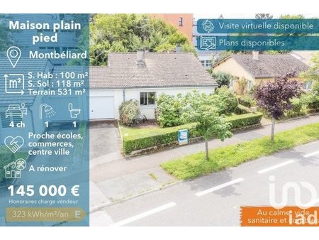 vente maison 6 pièces de 100 m² à montbéliard (25200)