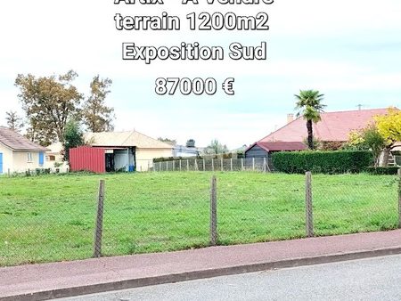 vente terrain 1199 m²