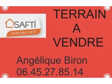 vente terrain 1160 m² cahagnes (14240)