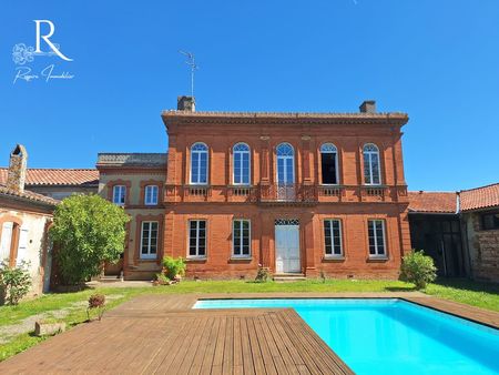 belle demeure de 272m2 avec piscine et dépendances - sud de toulouse - projet d'investisse