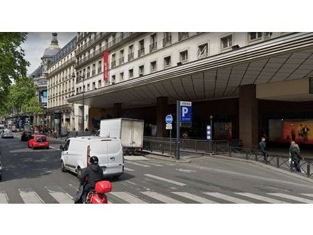 location place de parking haussman galeries lafayette