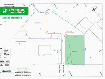 vente terrain à saint-thurial (35310) : à vendre / 545m² saint-thurial