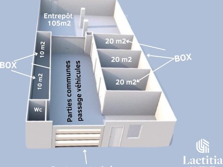 location de locaux  boxs et bureaux situés à chavanoz