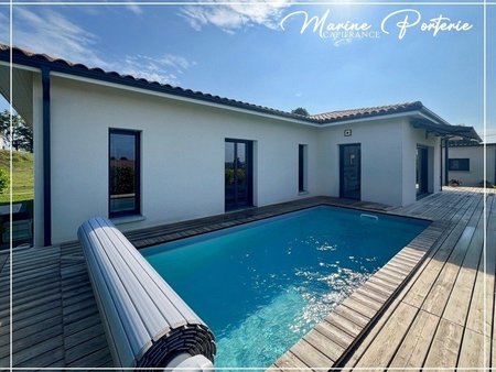 villa neuve piscine 181m² habitables garage proche auch