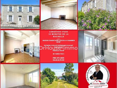 vente maison à longèves (17230) : à vendre / 126m² longèves