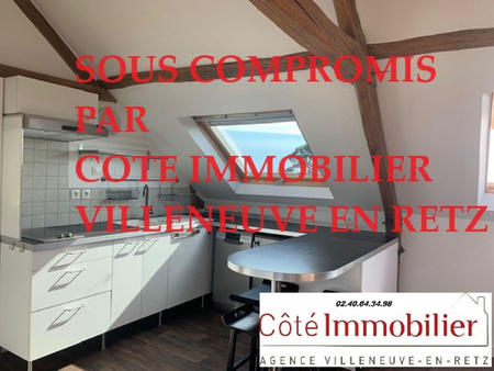 vente appartement 2 pièces à bourgneuf-en-retz (44580) : à vendre 2 pièces / 40m² bourgneu