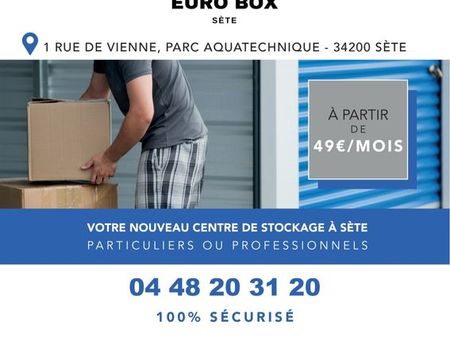 centre de stockage sete/ box garde meubles