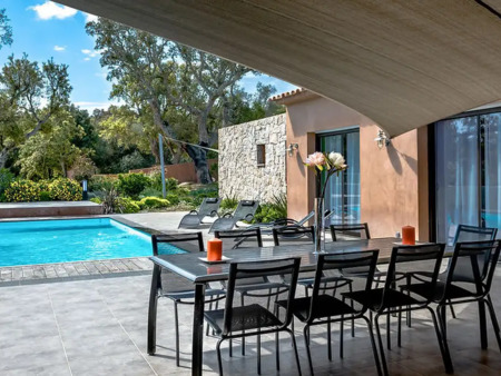 propriété avec piscine en bord de mer porto-vecchio (2a)