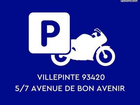 stationnements motos - bon avenir - villepinte