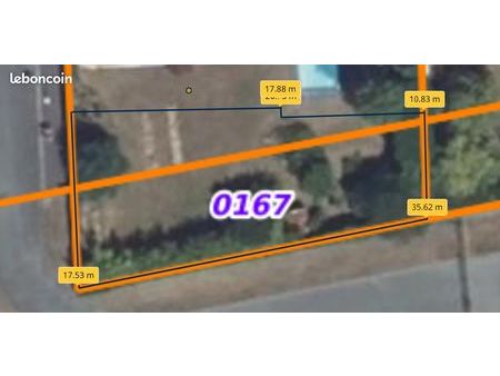 terrain 500 m² cholet