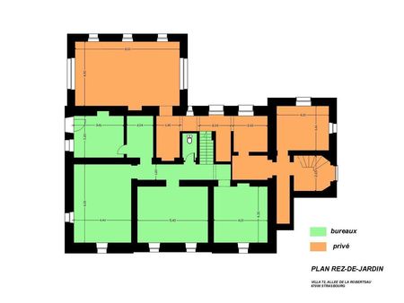 bureaux communiquants - grande visibilité - quartier orangerie -quartier des xv