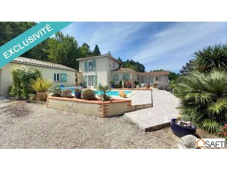 maison 165m2  3/4 chambres  piscine  garage  terrain 6033m2