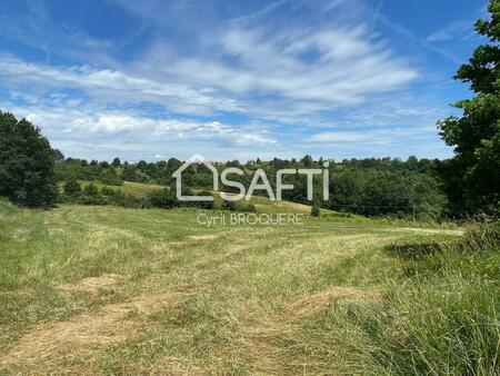 beau terrain avec vue dégagée 6000m2