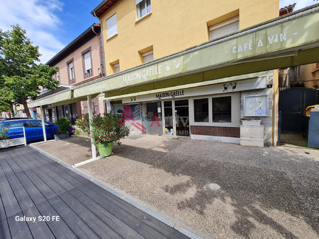 vend fond de commerce restaurant avec terrasse proche caluir