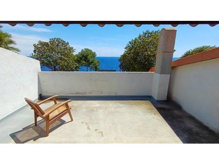 eze bord de mer : duplex  3/4p de 80 m² loi carrez (116 m² au sol)  très belle terrasse tr