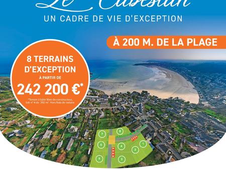 vente terrain bord de mer à saint-cast-le-guildo (22380) : à vendre bord de mer / saint-ca