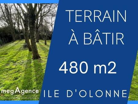 vente terrain à l'île-d'olonne (85340) : à vendre / 484m² l'île-d'olonne