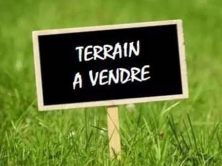 vente terrain 555 m²