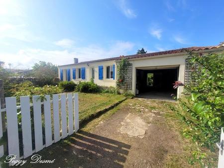 maison à vendre 4 pièces saint georges d'oleron (17) - terrain 476 m2 - garage 49 m2