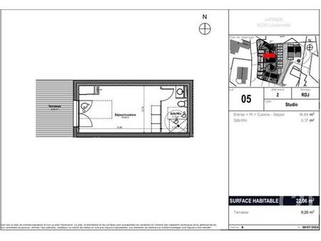 appartement f1 à vendre - 1 pièce - 22 06 m2 - loudenvielle - 65 - midi-pyrenees