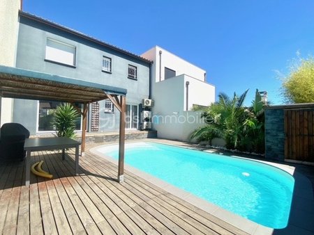 maison - t5 - 122m2 avec piscine - saint andré  pyrénées-orientales