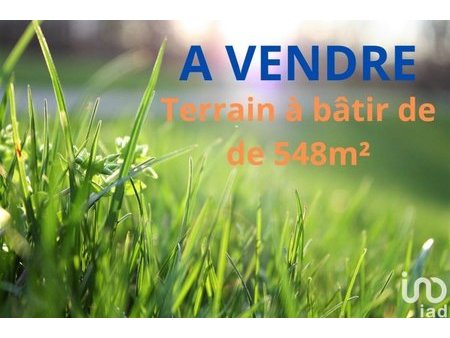 vente terrain de 548 m² à saint