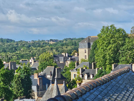 dinan centre : charmant et cosy appartement en duplex hyper centre  vue dégagée