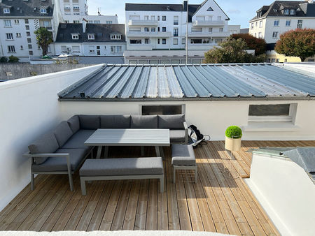 appartement centre-ville de lorient avec grande terrasse