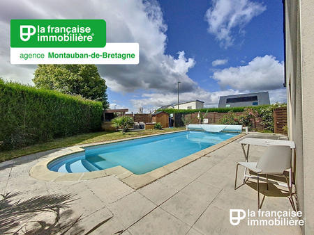 vente maison piscine à montauban-de-bretagne (35360) : à vendre piscine / 146m² montauban-