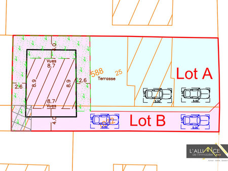 terrain 314 m2