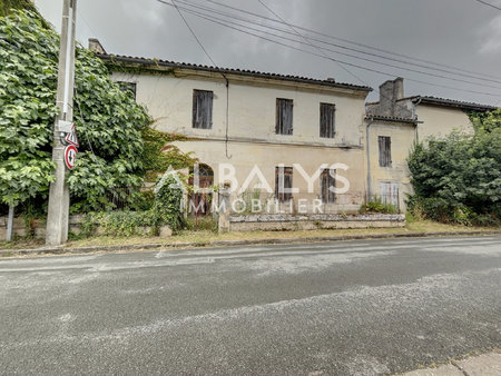 maison à rénover 180m2 avec garage + chai - genissac