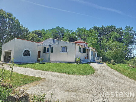 a vendre maison contemporaine de 146 m² avec terrasse couverte  garage et jardin à la camp