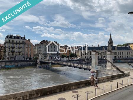 rare à la vente ! vue magnifique sur les quais de l'isère