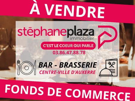 fonds de commerce / bar-brasserie - licence iv - auxerre