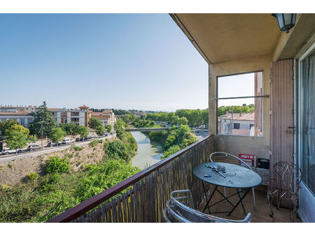 carcassonne - bd varsovie appartement t3 73m² avec cave  balcon et vue panoramique