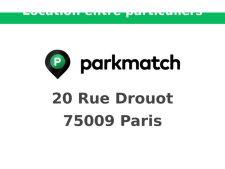 location parking paris 9 (75009)