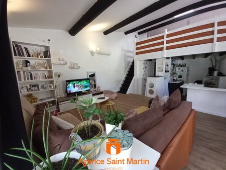 quartier st james  maison type loft de 48 m² avec 50 m² de jardin