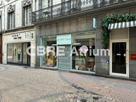 location de local commercial de 75 m² à clermont-ferrand - 63000